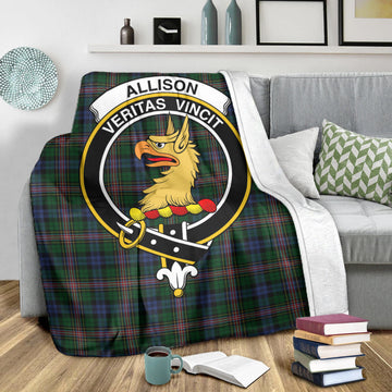 Allison Tartan Blanket with Family Crest