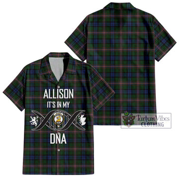 Allison Tartan Hawaiian Shirt with Family Crest DNA In Me Style