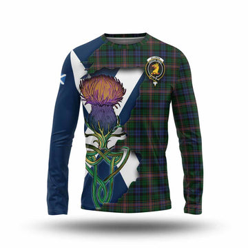 Allison Tartan Family Crest Long Sleeve T-Shirt Scottish Thistle Celtic Inspired