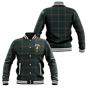 Allison Tartan Baseball Jacket with Family Crest