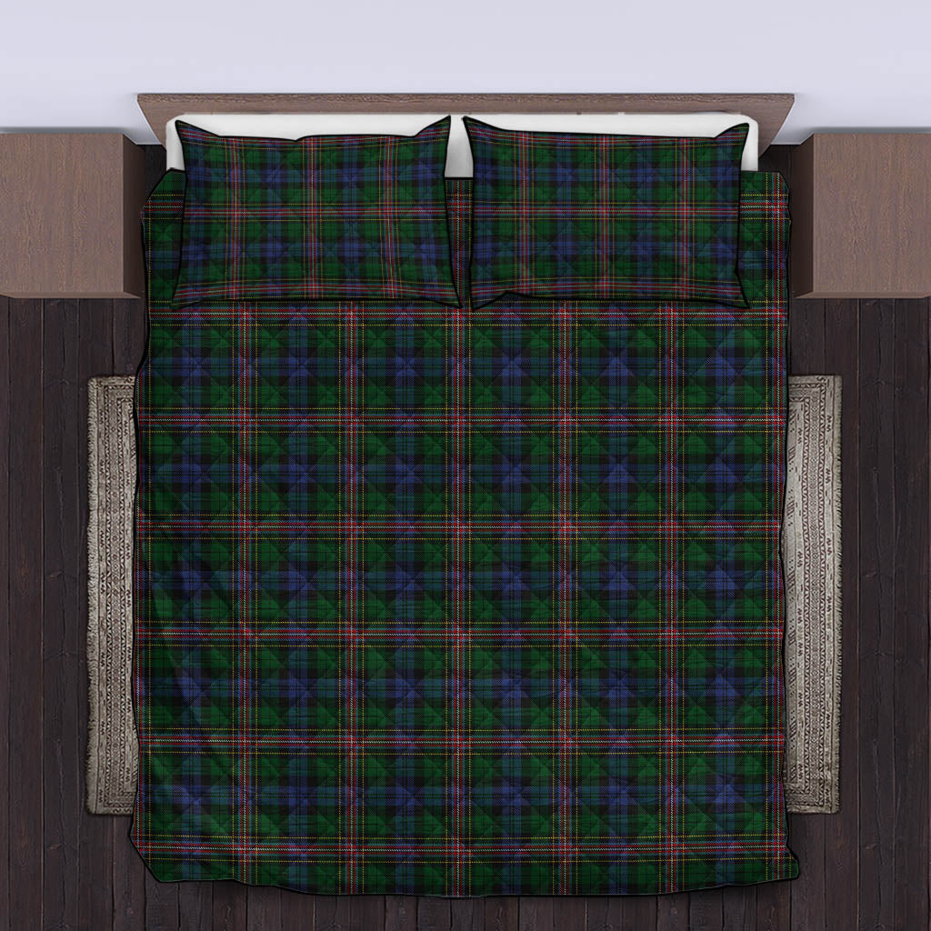 Allison Tartan Quilt Bed Set King - Tartan Vibes Clothing