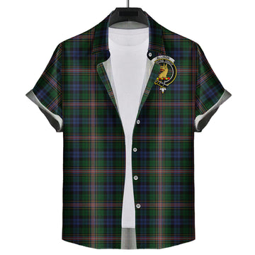 Allison Tartan Hawaiian Shirt with Family Crest