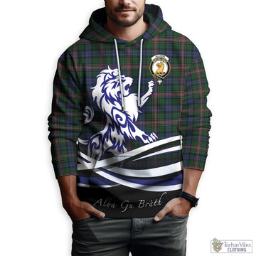 Allison Tartan Hoodie with Alba Gu Brath Regal Lion Emblem