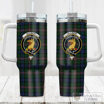 Allison Tartan and Family Crest Tumbler with Handle