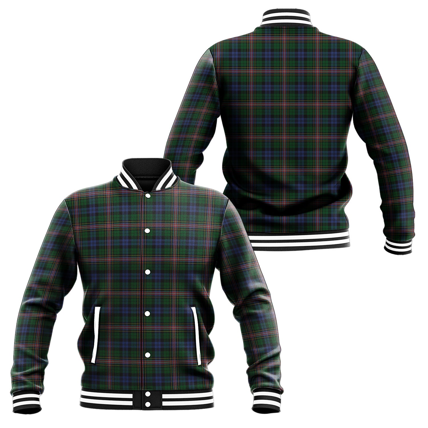 Allison Tartan Baseball Jacket Unisex - Tartan Vibes Clothing