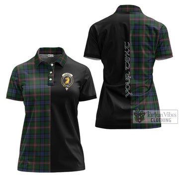 Allison Tartan Women's Polo Shirt with Family Crest and Half Of Me Style Women - Tartanvibesclothing Shop