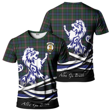 Allison Tartan T-Shirt with Alba Gu Brath Regal Lion Emblem