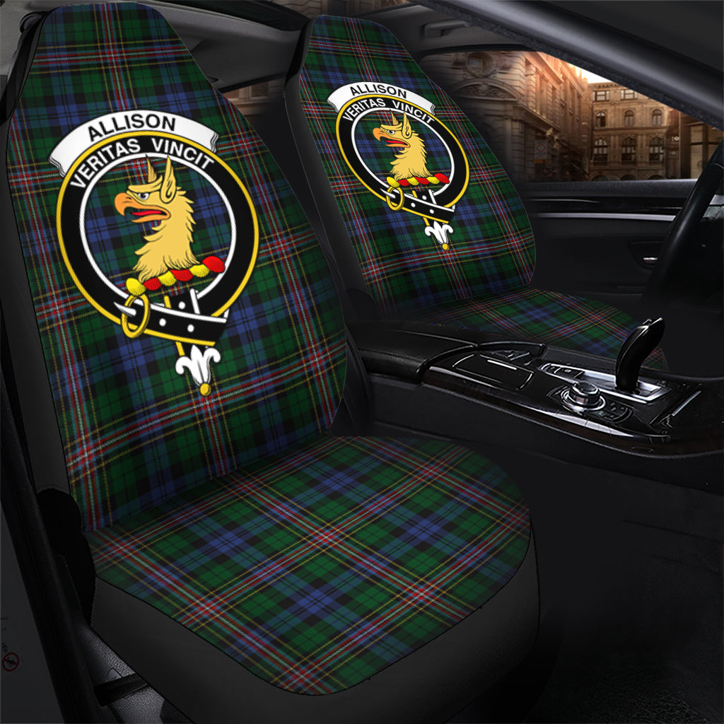 Allison Tartan Car Seat Cover with Family Crest - Tartanvibesclothing