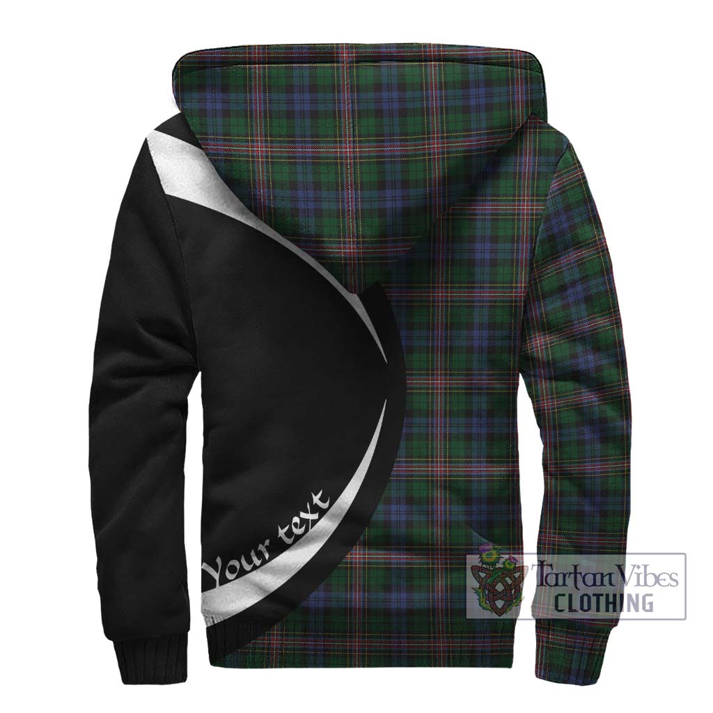 Allison Tartan Sherpa Hoodie with Family Crest Circle Style - Tartan Vibes Clothing