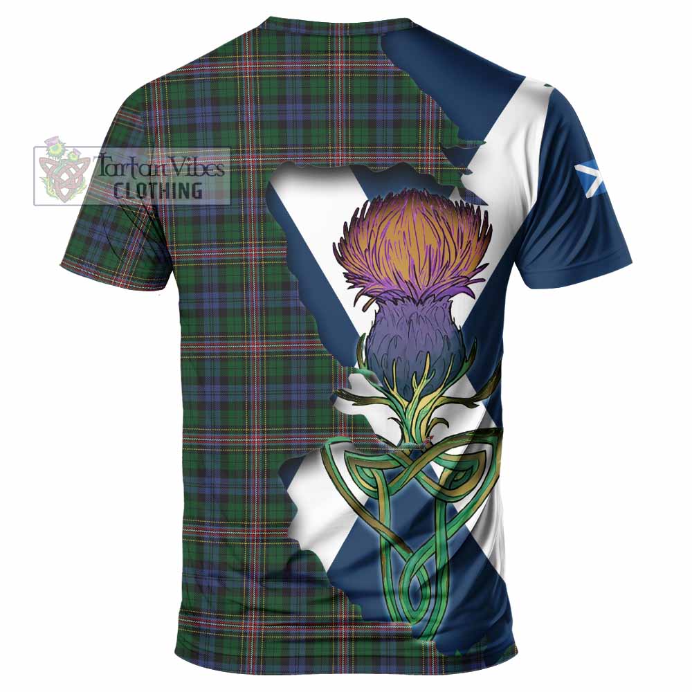Tartan Vibes Clothing Allison Tartan Family Crest T-Shirt Scottish Thistle Celtic Inspired
