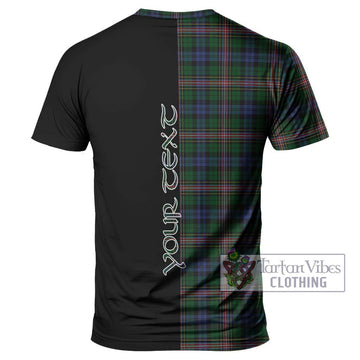 Allison Tartan T-Shirt with Family Crest and Half Of Me Style - Tartanvibesclothing Shop