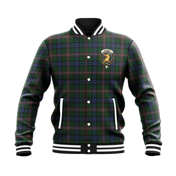 Allison Tartan Baseball Jacket with Family Crest