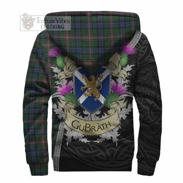 Allison Tartan Family Crest Sherpa Hoodie Lion Rampant Royal Thistle Shield Celtic Inspired
