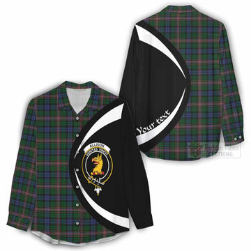 Tartan Vibes Clothing Allison Tartan Women's Casual Shirt with Family Crest Circle Style