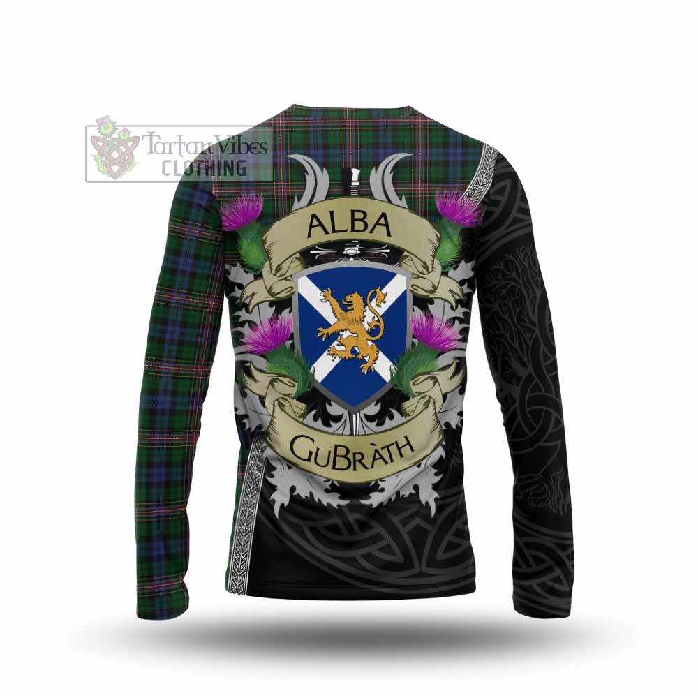 Tartan Vibes Clothing Allison Tartan Family Crest Long Sleeve T-Shirt Lion Rampant Royal Thistle Shield Celtic Inspired
