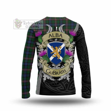 Allison Tartan Family Crest Long Sleeve T-Shirt Lion Rampant Royal Thistle Shield Celtic Inspired