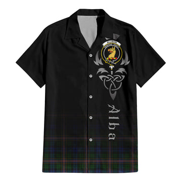 Allison Tartan Hawaiian Shirt Shirt Featuring Alba Gu Brath Family Crest Celtic Inspired