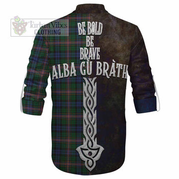 Allison Tartan Family Crest Ghillie Kilt Shirt Alba Gu Brath Be Brave Lion Ancient Style