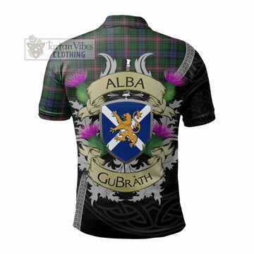 Allison Tartan Family Crest Polo Shirt Lion Rampant Royal Thistle Shield Celtic Inspired