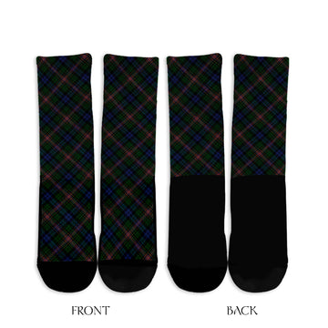 Allison Tartan Crew Socks Cross Style