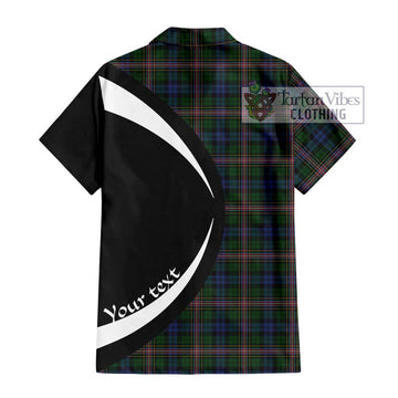 Allison Tartan Hawaiian Shirt with Family Crest Circle Style