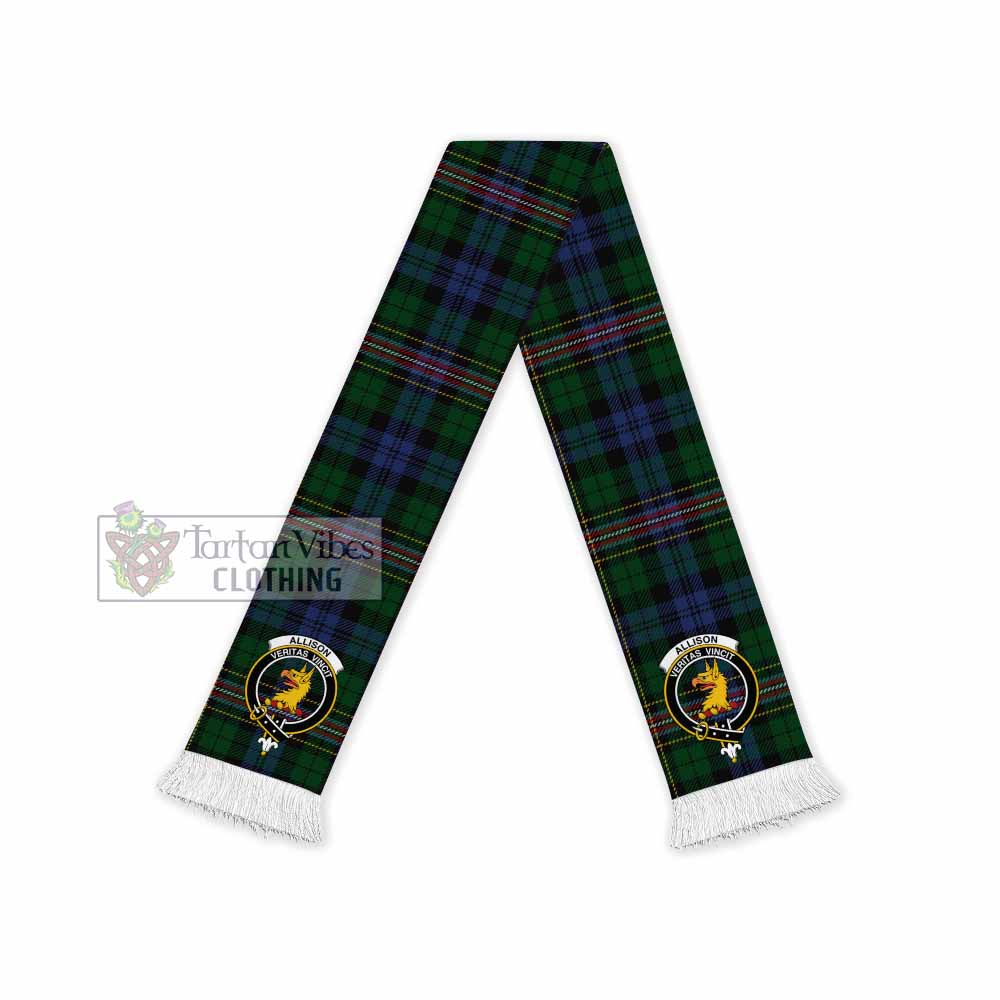 Tartan Vibes Clothing Allison Tartan Ruffneck Scarf with Family Crest