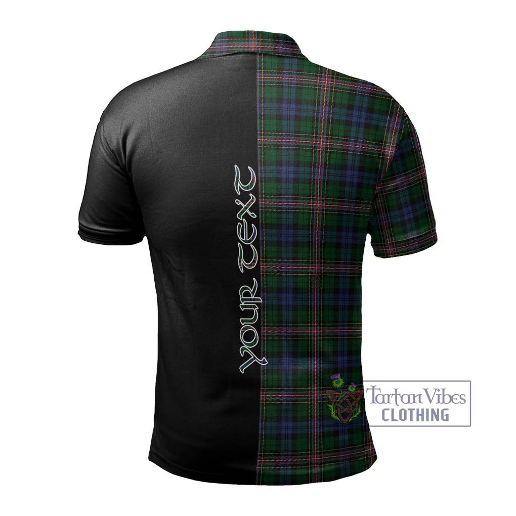 Allison Tartan Polo Shirt with Family Crest and Half Of Me Style - Tartanvibesclothing Shop