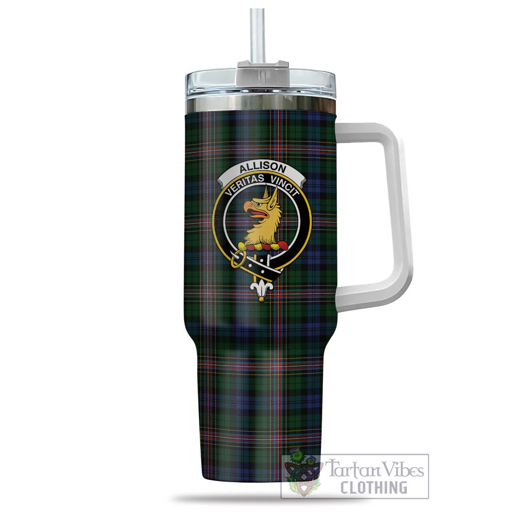 Tartan Vibes Clothing Allison Tartan and Family Crest Tumbler with Handle
