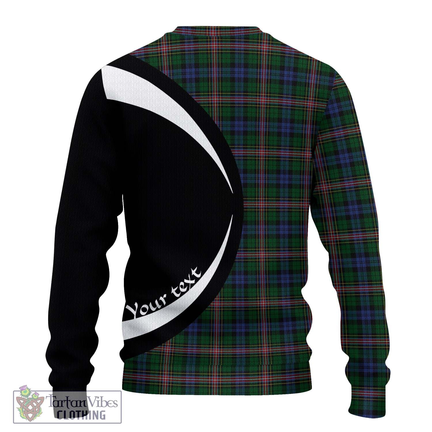 Allison Tartan Ugly Sweater with Family Crest Circle Style - Tartan Vibes Clothing