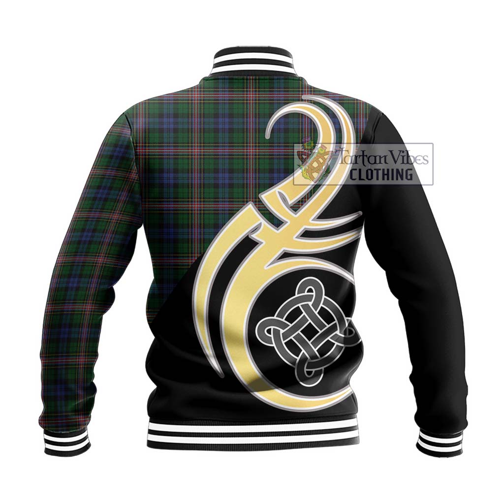 Allison Tartan Baseball Jacket with Family Crest and Celtic Symbol Style - Tartan Vibes Clothing