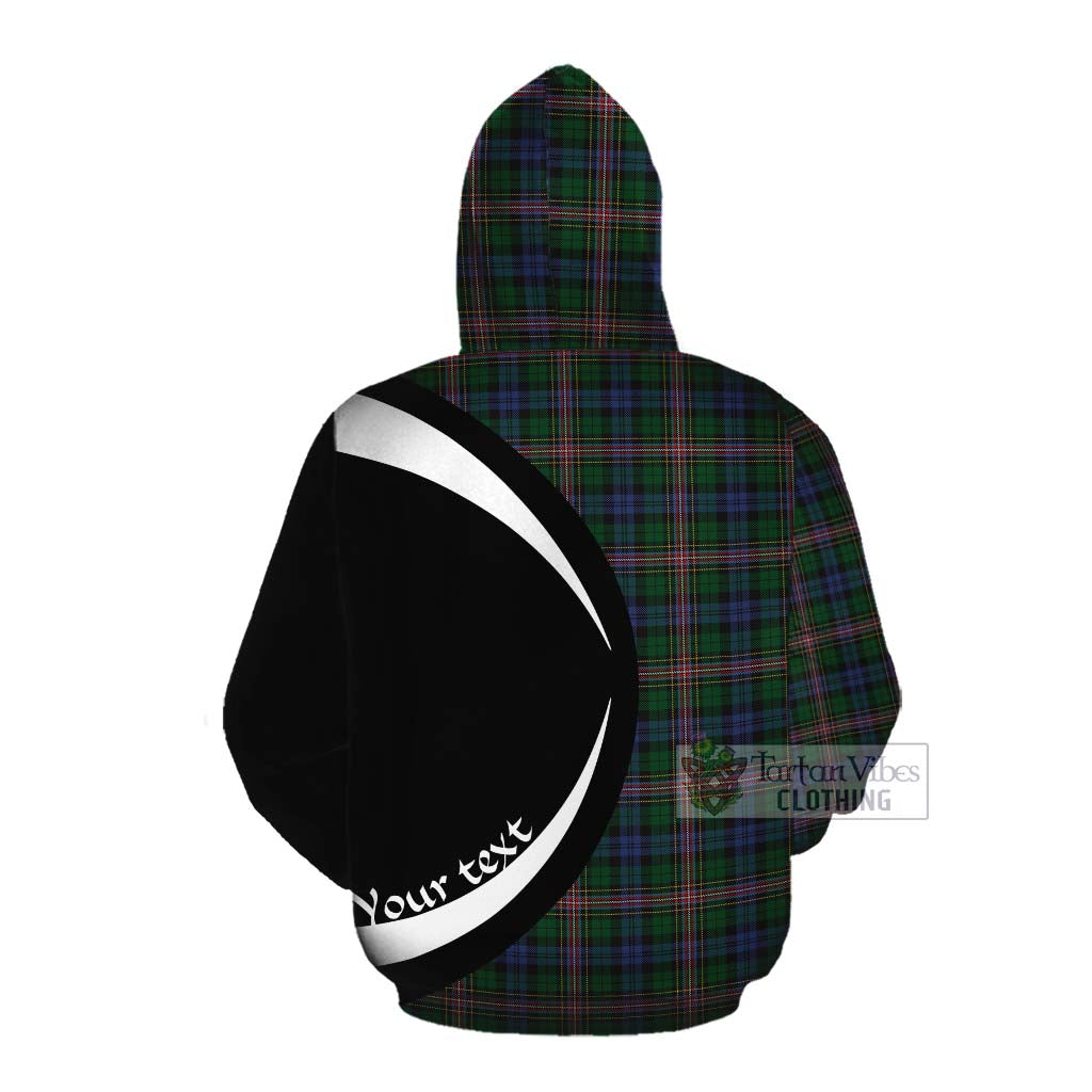 Tartan Vibes Clothing Allison Tartan Cotton Hoodie with Family Crest Circle Style
