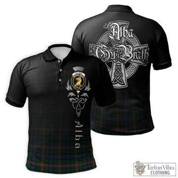 Allison Tartan Polo Shirt Featuring Alba Gu Brath Family Crest Celtic Inspired
