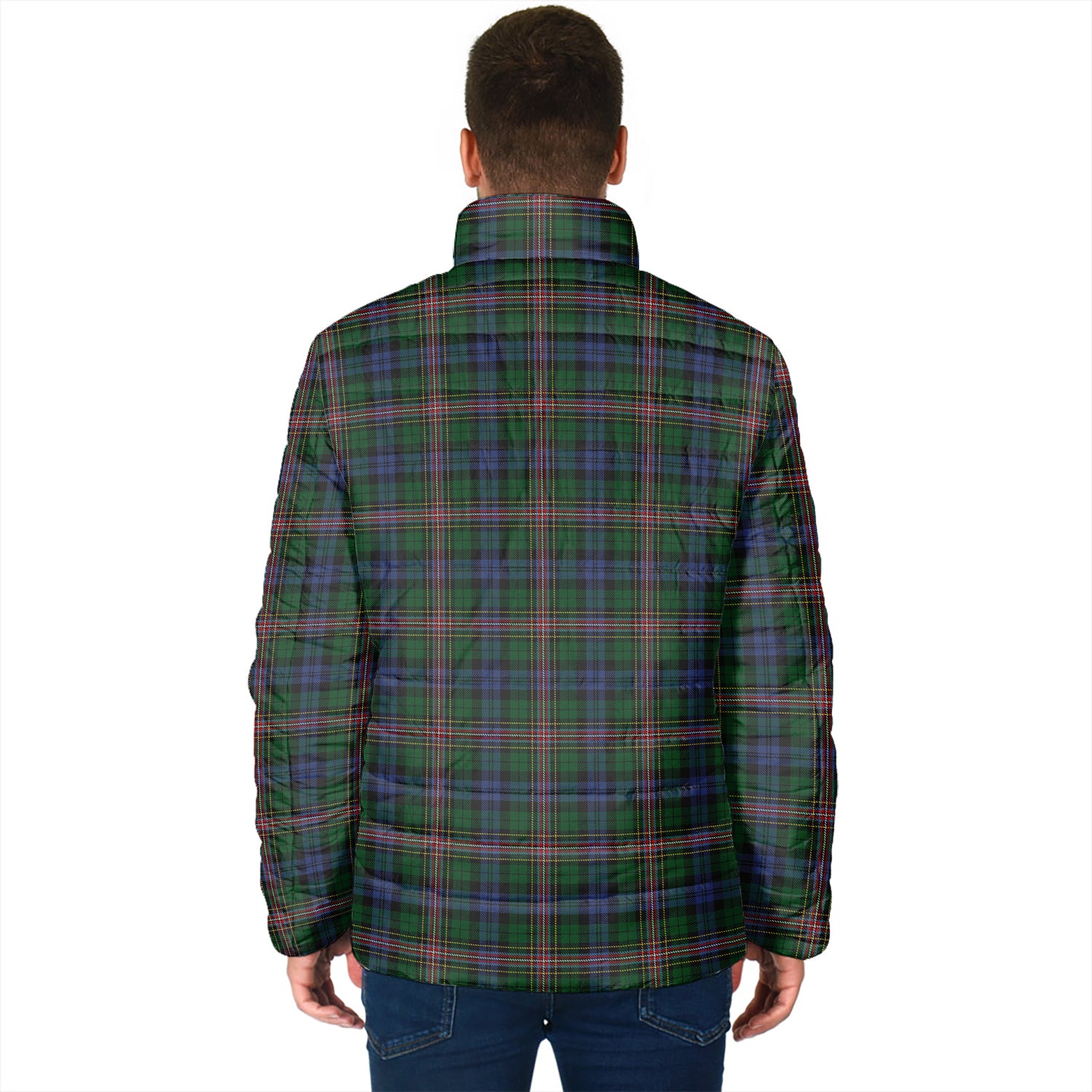 Allison Tartan Padded Jacket with Family Crest - Tartan Vibes Clothing