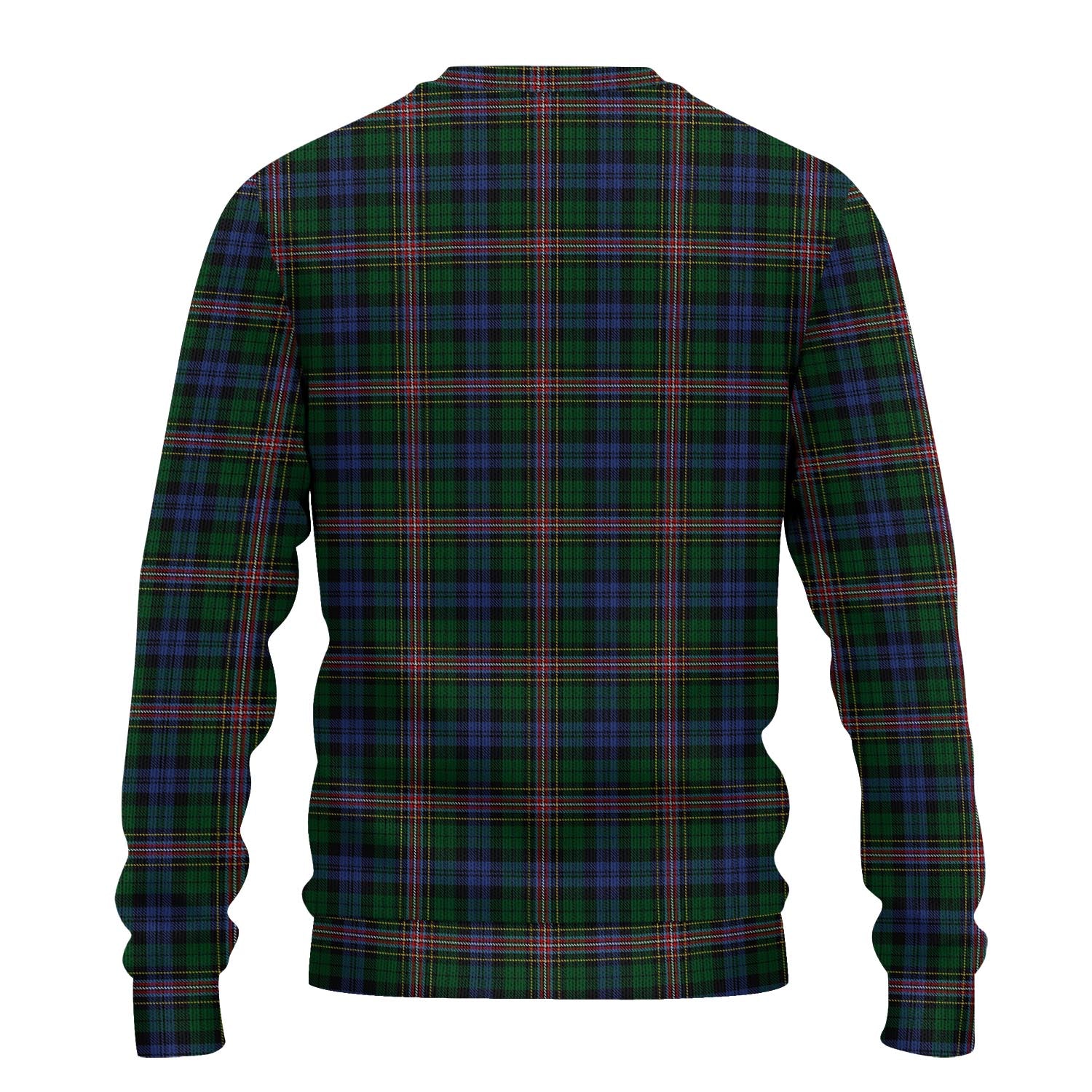Allison Tartan Knitted Sweater with Family Crest - Tartanvibesclothing