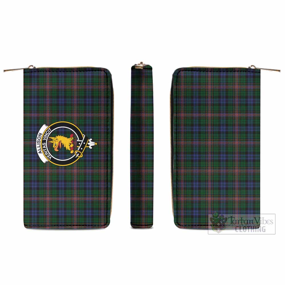 Tartan Vibes Clothing Allison Tartan Women's Leather Wallet with Family Crest