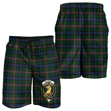 Allison Tartan Mens Shorts with Family Crest