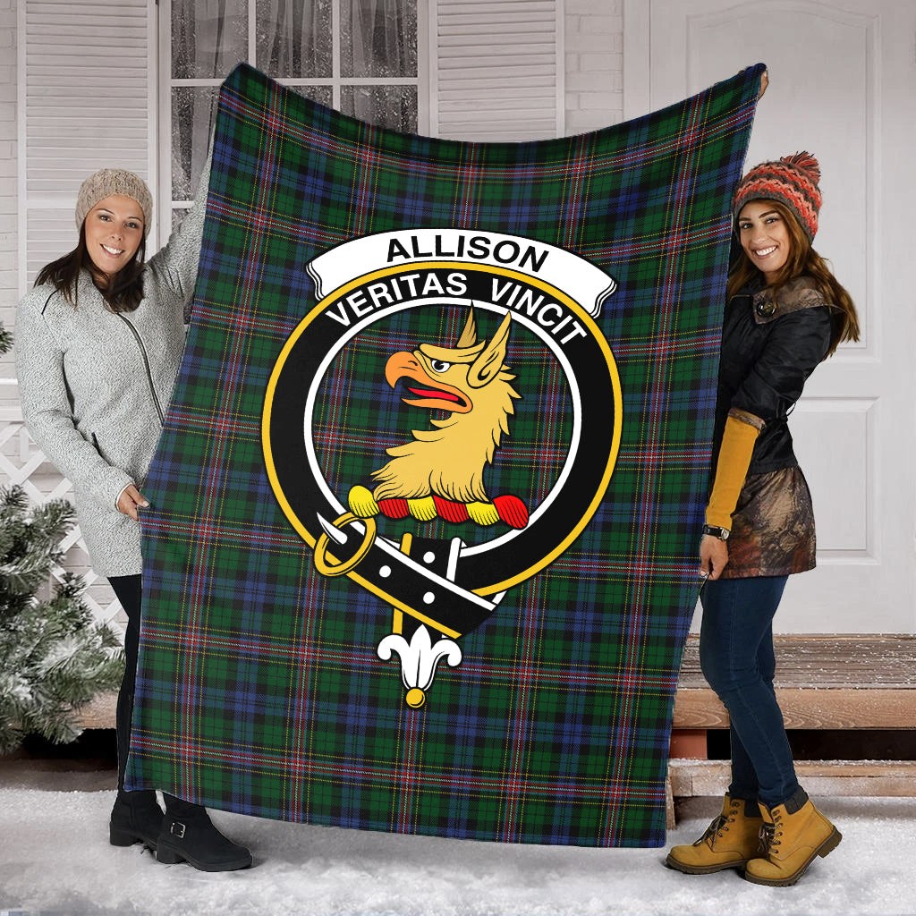 Allison Tartan Blanket with Family Crest - Tartan Vibes Clothing