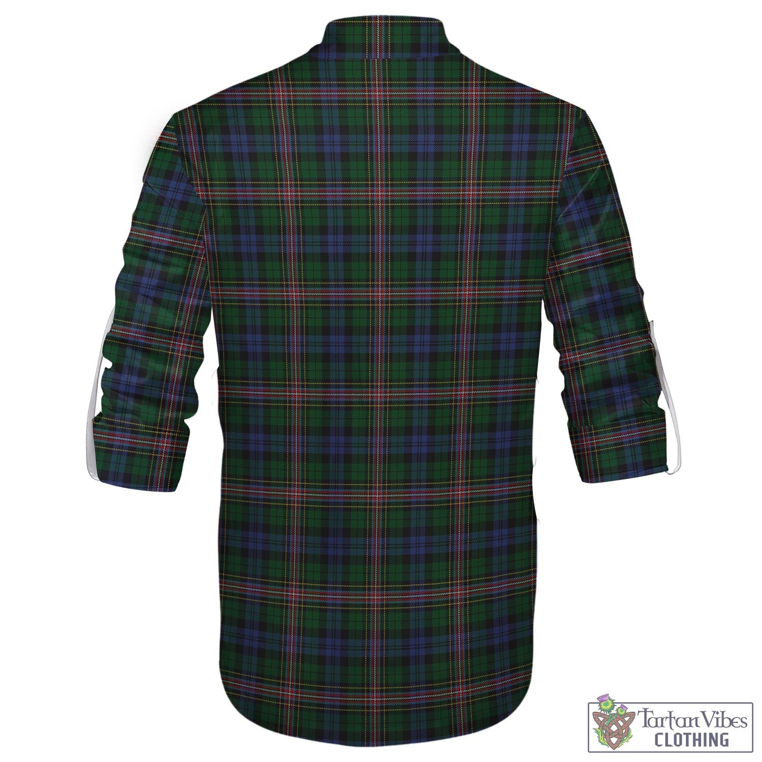 Tartan Vibes Clothing Allison Tartan Men's Scottish Traditional Jacobite Ghillie Kilt Shirt