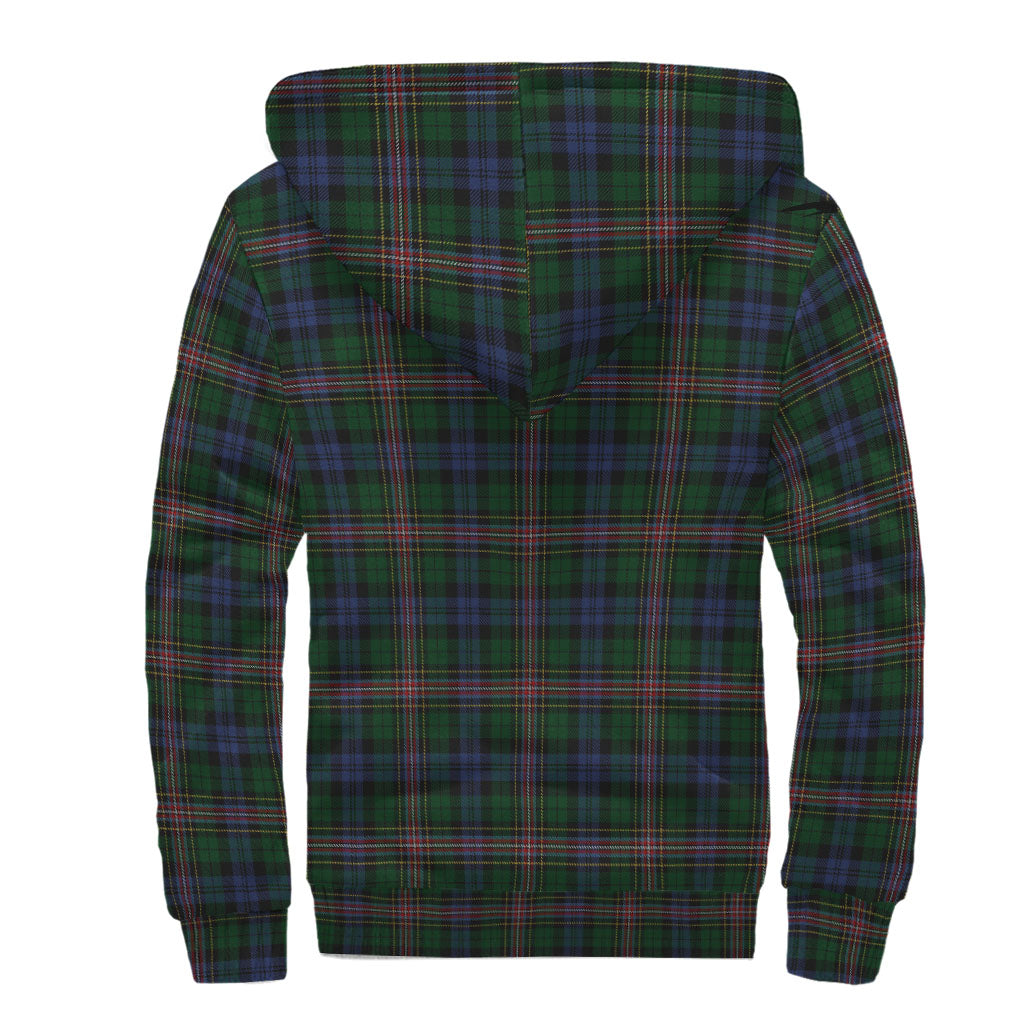 Allison Tartan Sherpa Hoodie with Family Crest - Tartanvibesclothing