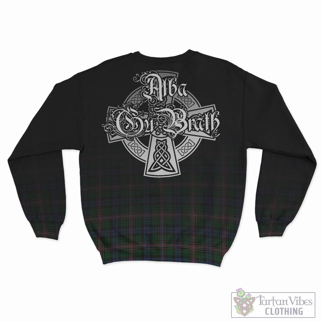 Tartan Vibes Clothing Allison Tartan Sweatshirt Featuring Alba Gu Brath Family Crest Celtic Inspired
