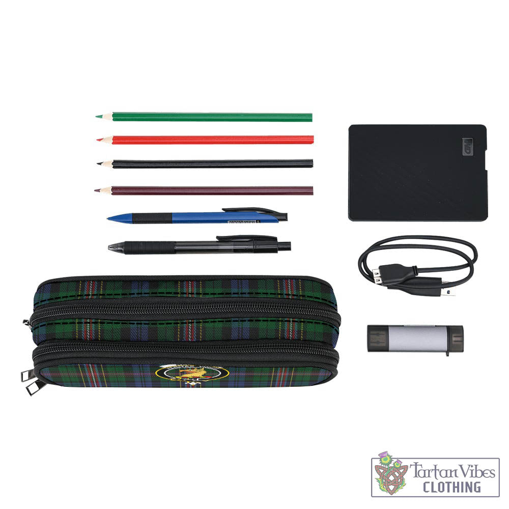 Tartan Vibes Clothing Allison Tartan Pen and Pencil Case with Family Crest