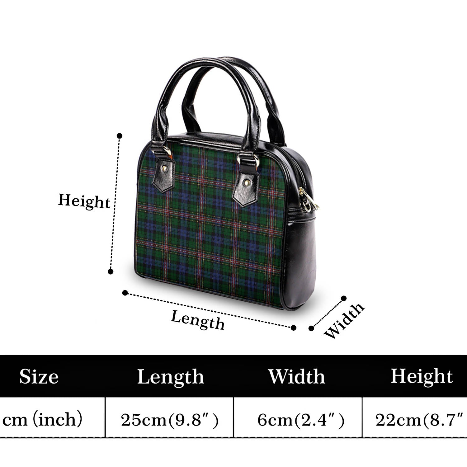 Allison Tartan Shoulder Handbags - Tartanvibesclothing