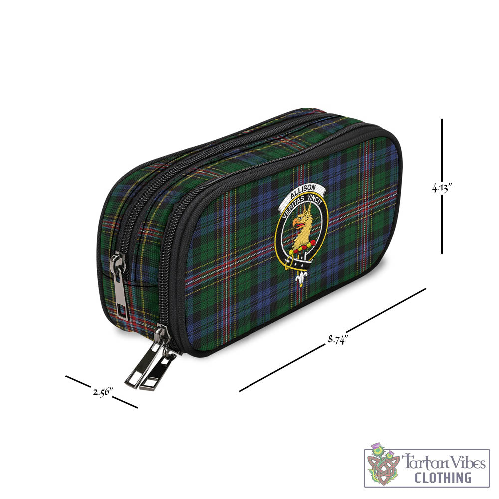 Tartan Vibes Clothing Allison Tartan Pen and Pencil Case with Family Crest