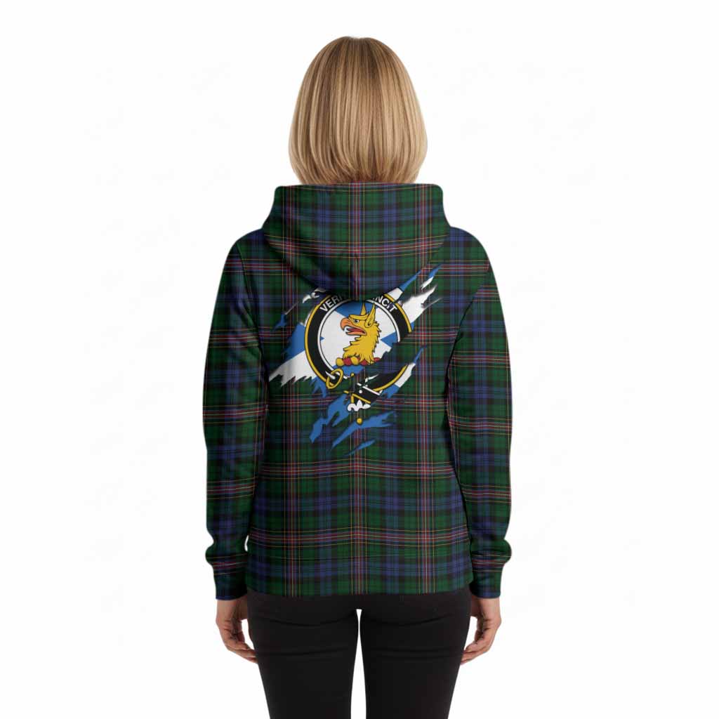 Allison Clan Crest In Me Tartan Hoodie Scotland Flag Style