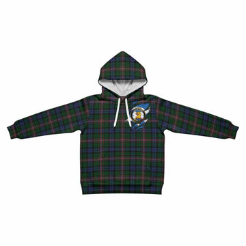 Allison Clan Crest In Me Tartan Kid Hoodie Scotland Flag Style