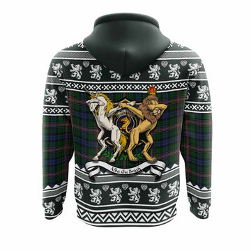 Allison Clan Tartan Crest Christmas Hoodie Coat of Arms Funny Style