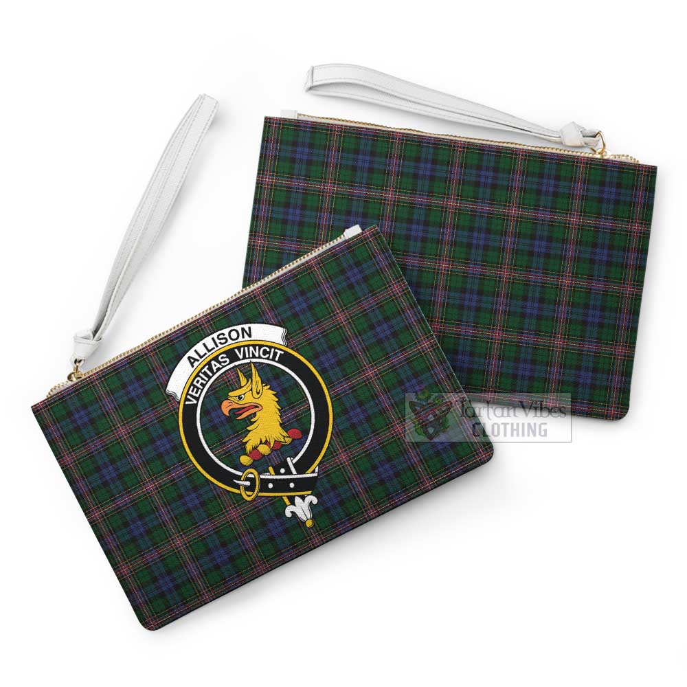 Tartan Vibes Clothing Allison Family Crest Tartan Clutch Bag