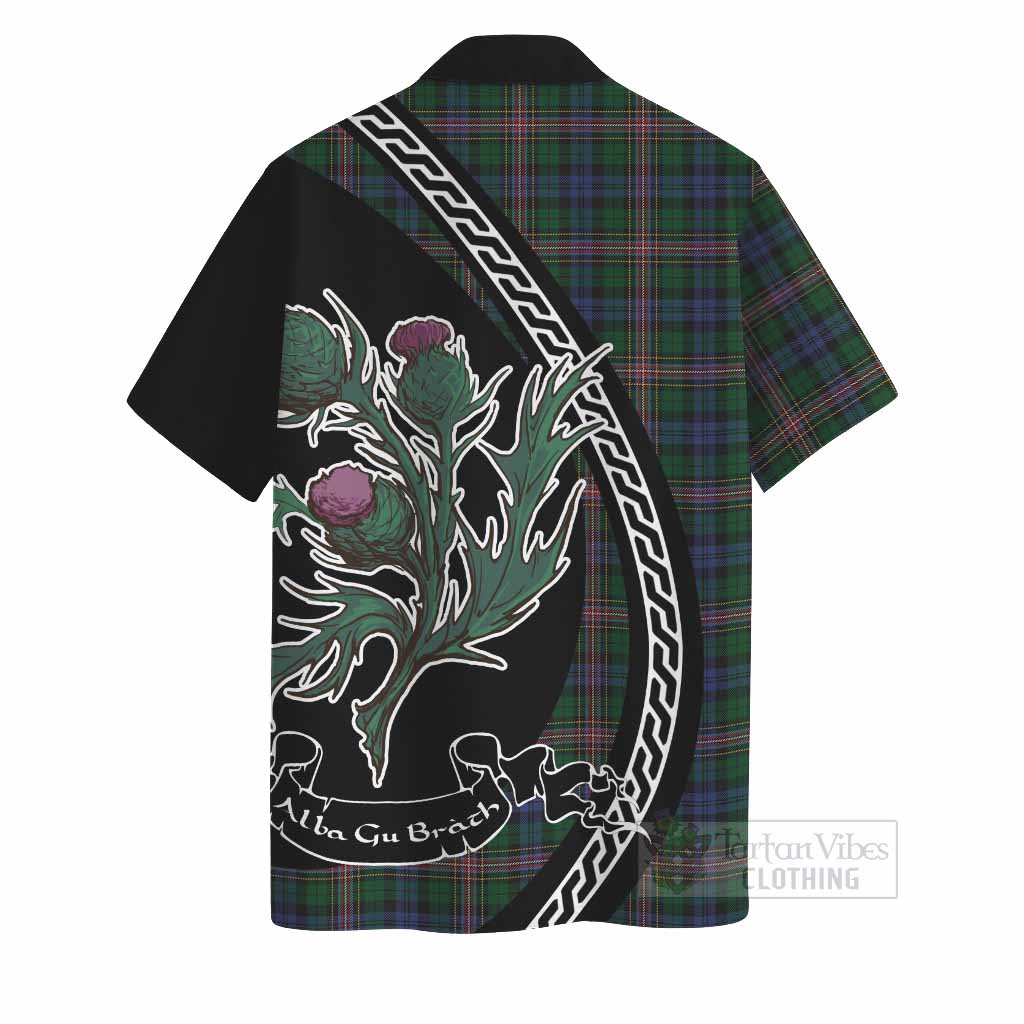 Allison Family Crest Tartan Hawaiian Shirt Alba Thistle Inspired - Tartan Vibes Clothing