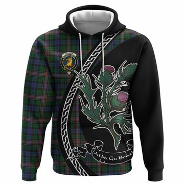 Allison Family Crest Tartan Hoodie Alba Thistle Inspired