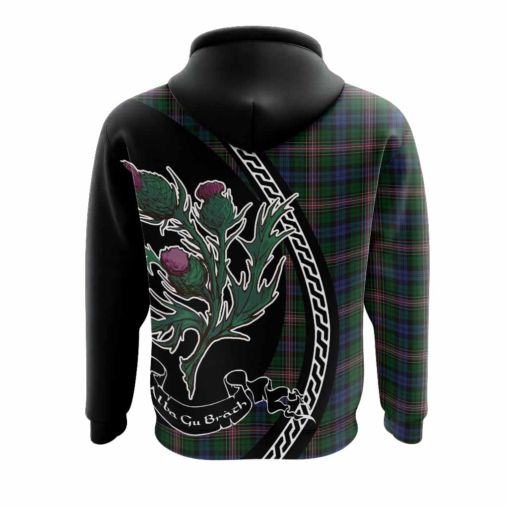 Allison Family Crest Tartan Hoodie Alba Thistle Inspired - Tartan Vibes Clothing
